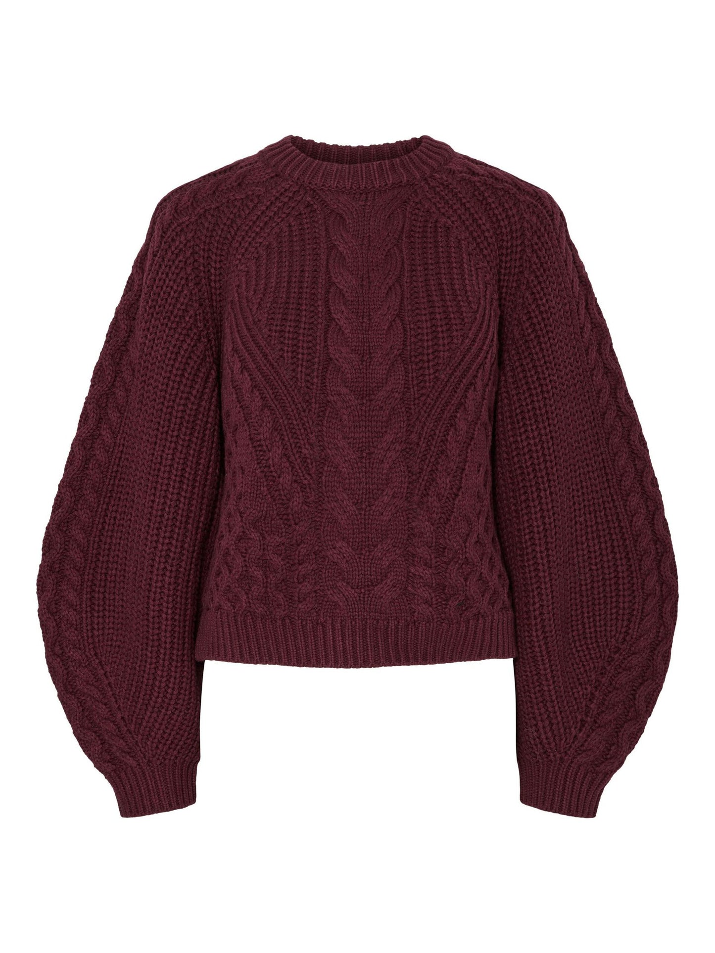 YASNANSA KNITTED Burgundy Jumper