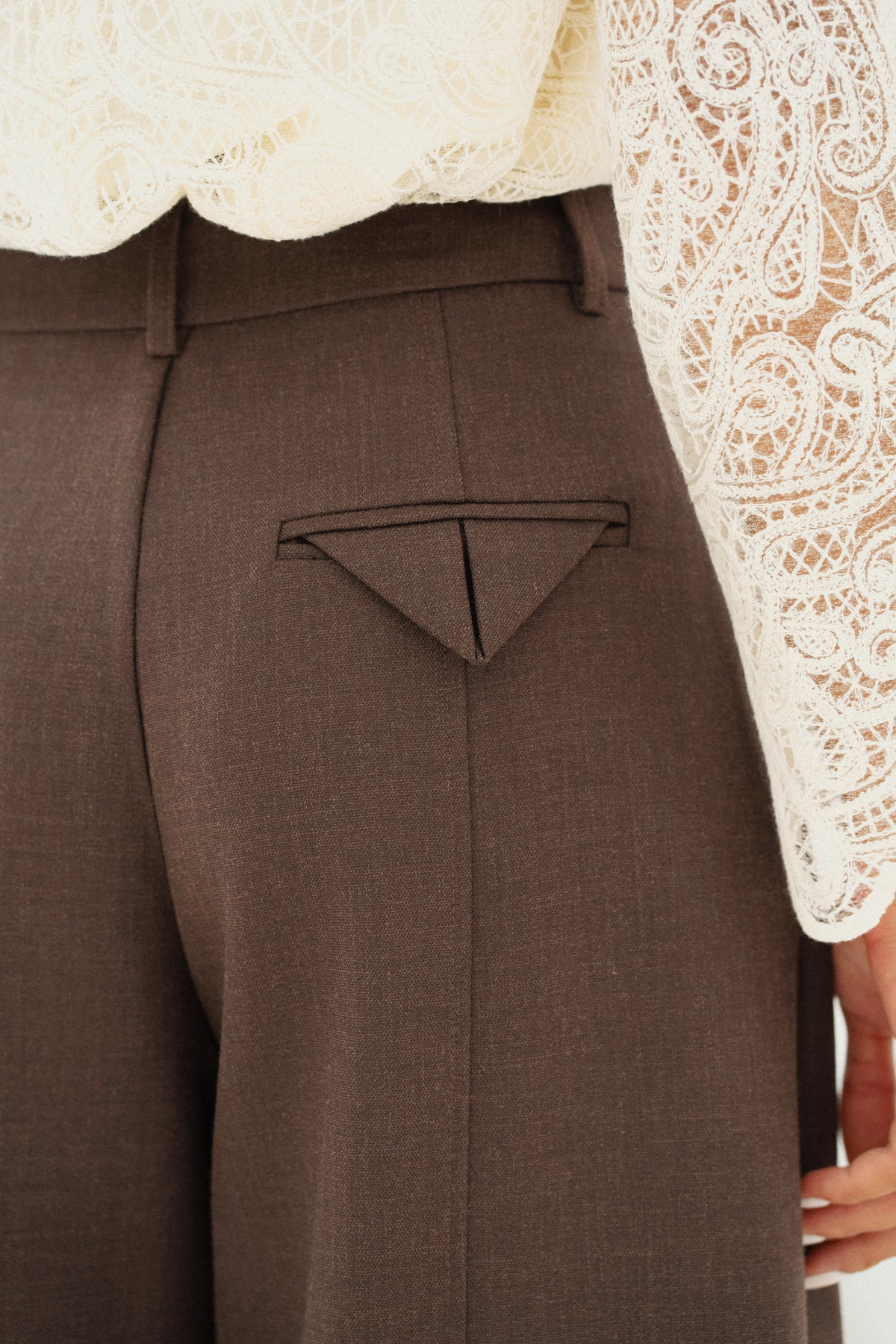 Monica wine barrel trousers
