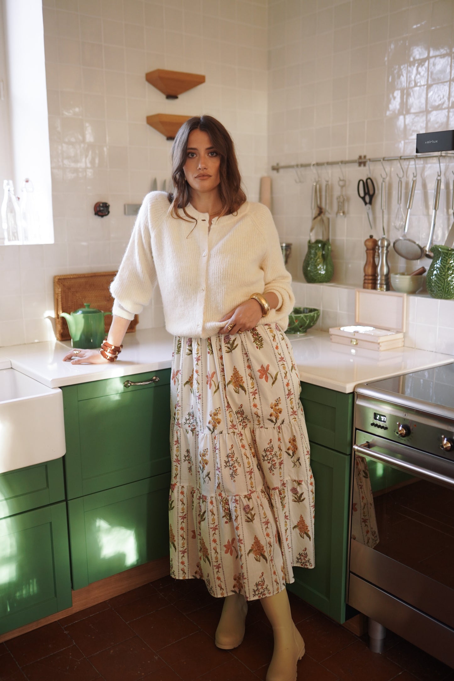 Isabella beige cardigan