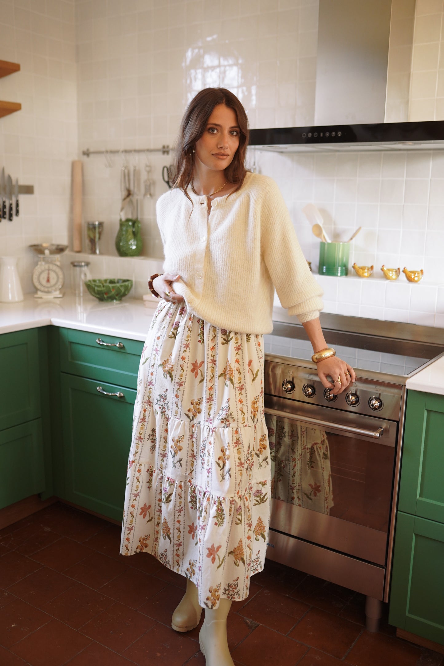 Isabella beige cardigan