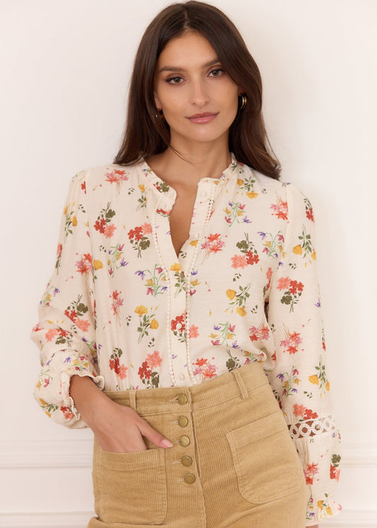 Eleanor floral boho blouse