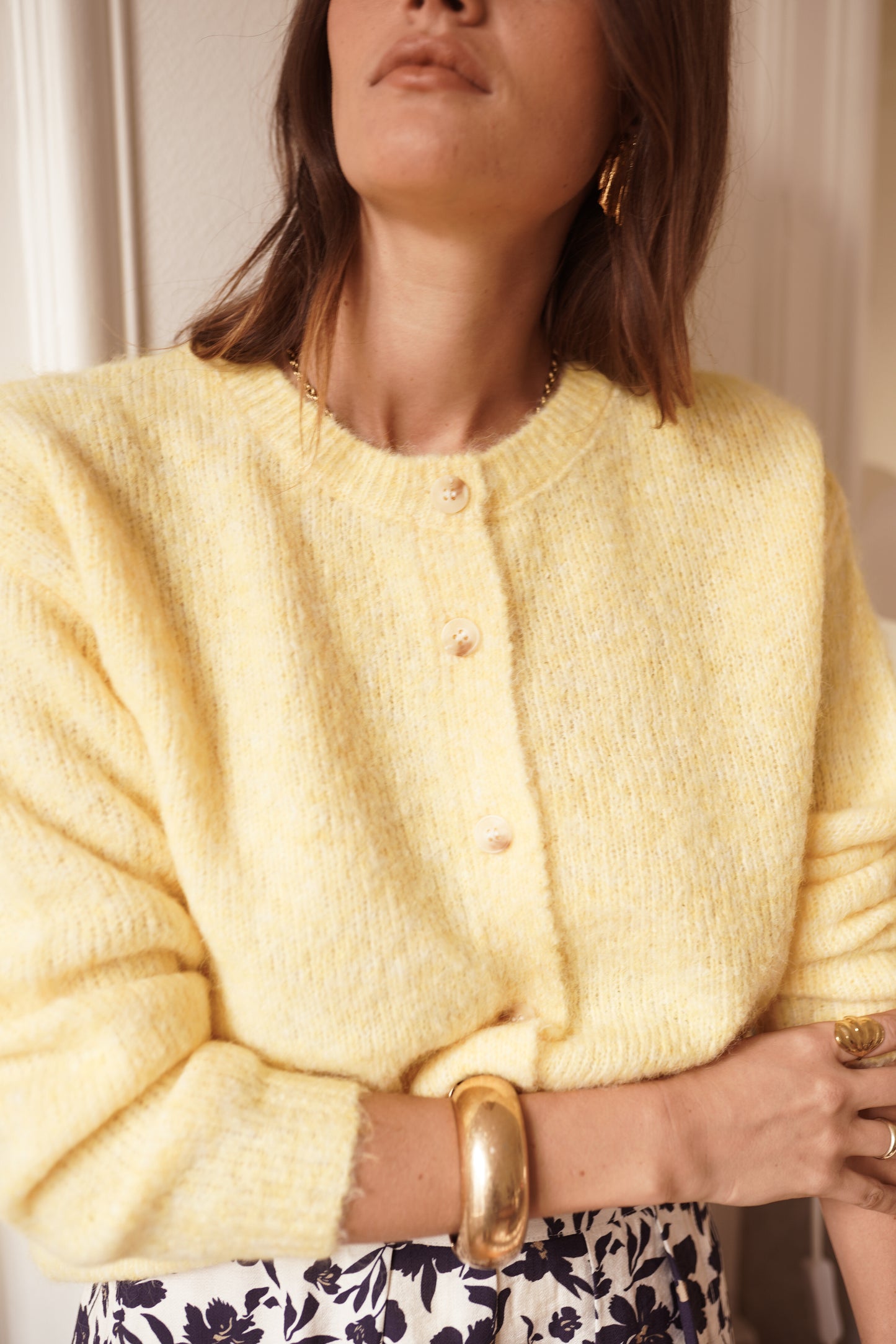 Stella yellow cardigan