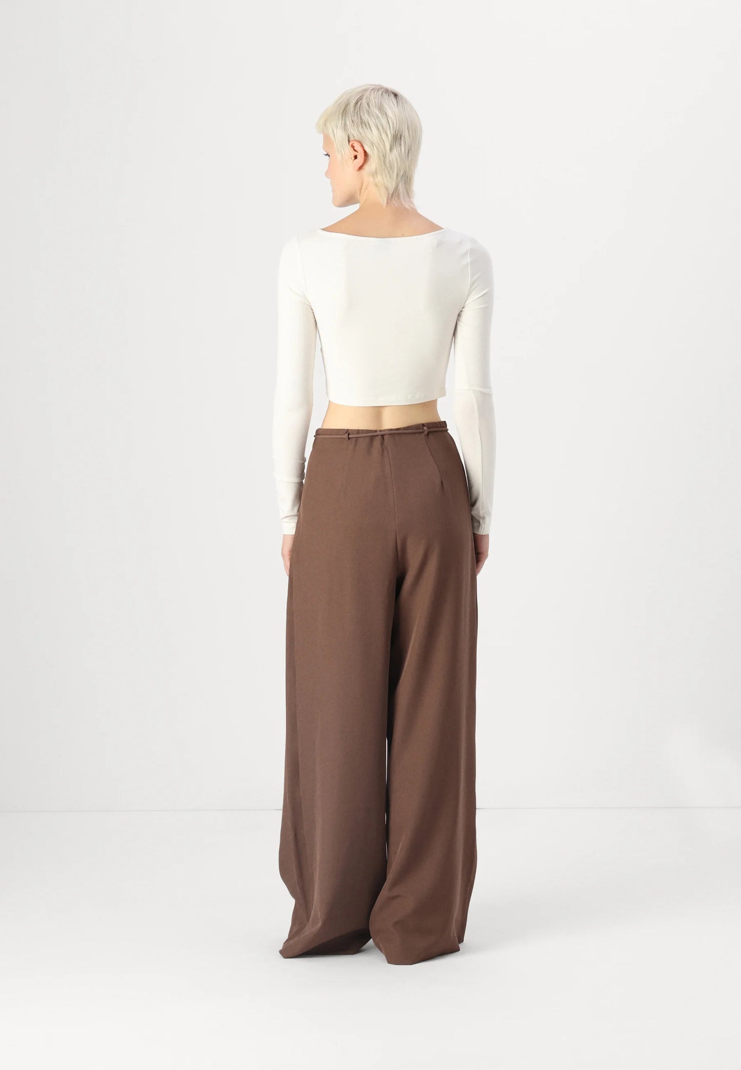 YASCAMMA PANT - Trousers - coffee quartz