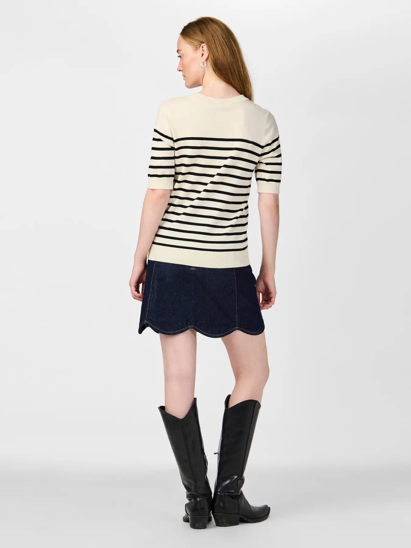 YASLENA KNITTED PULLOVER jumper - stripe