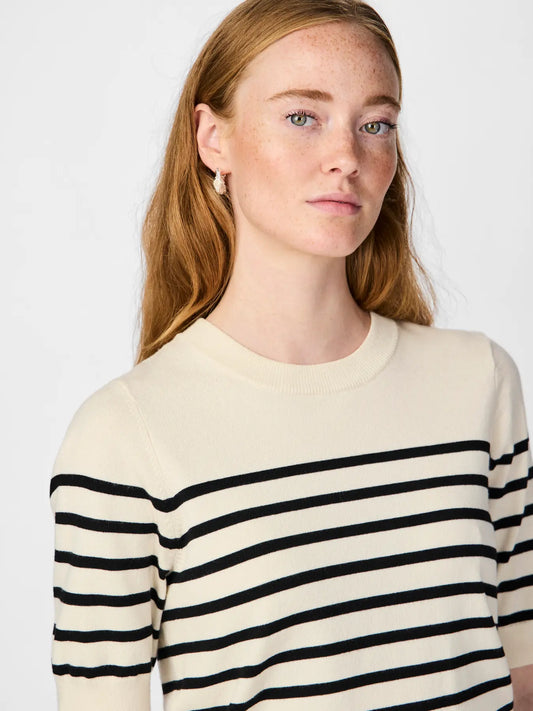 YASLENA KNITTED PULLOVER jumper - stripe