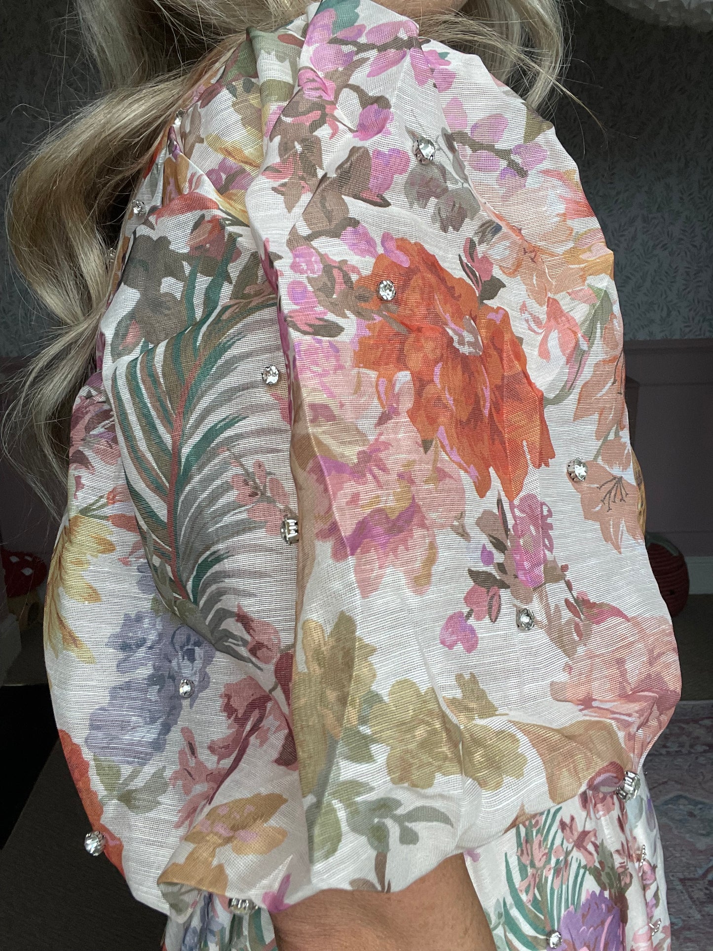 Juniper floral embellished maxi dress