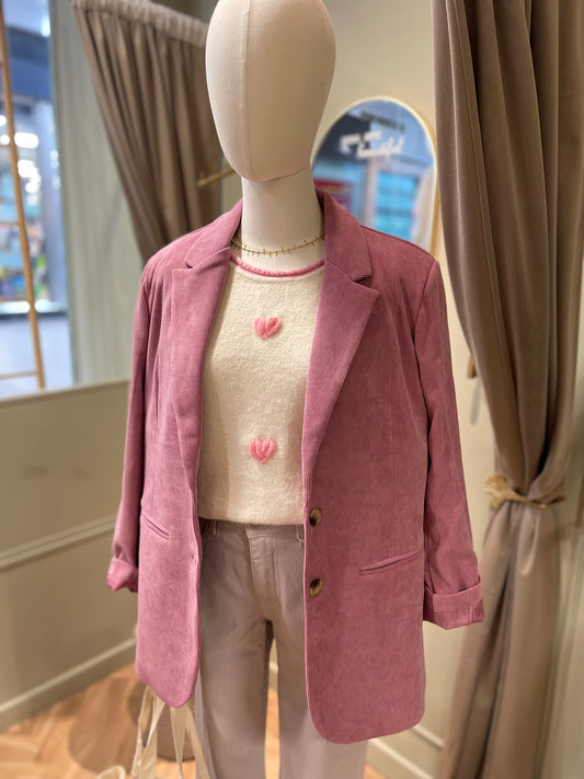 IHKATE CORDUROY Heather Rose Blazer