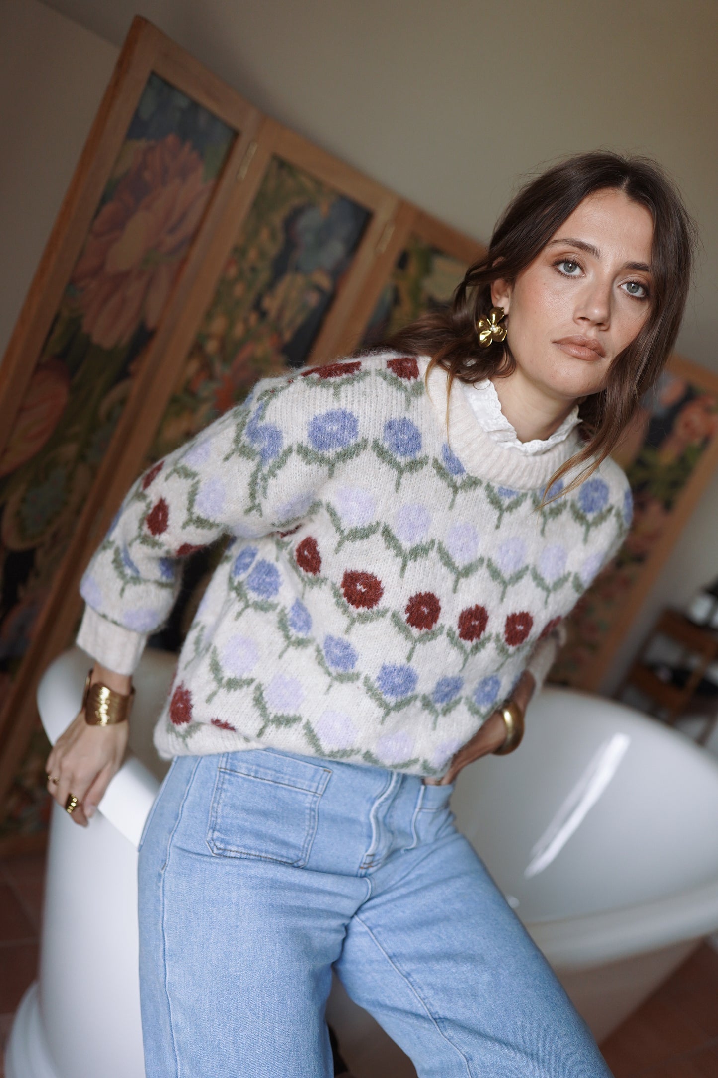 Mia floral jumper