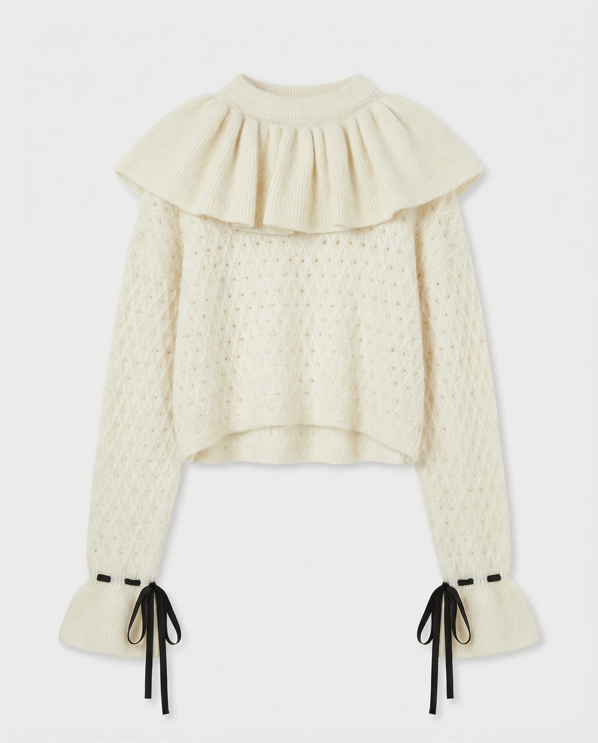 Marie bow frill jumper