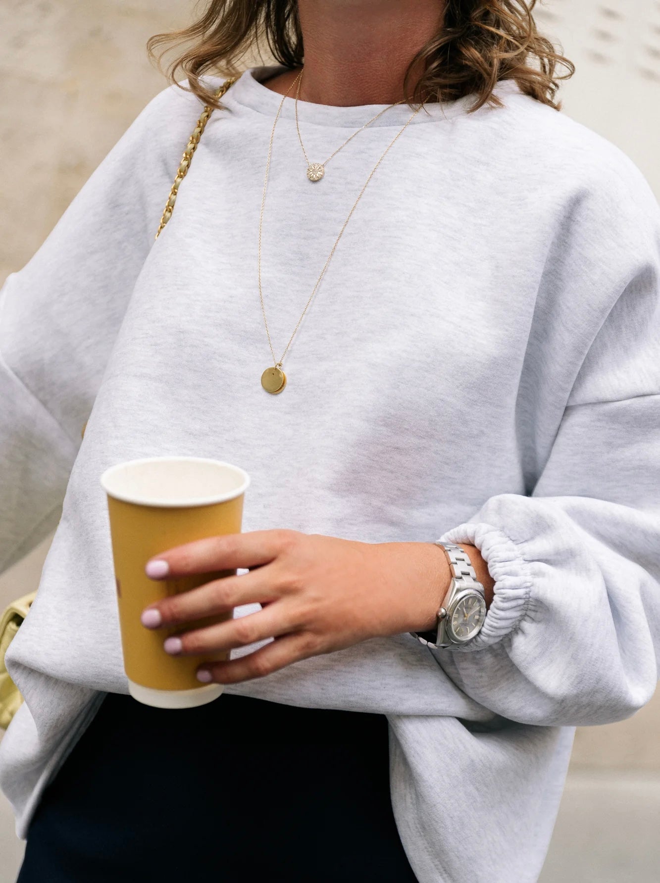 Mommy blue grey sweatshirt