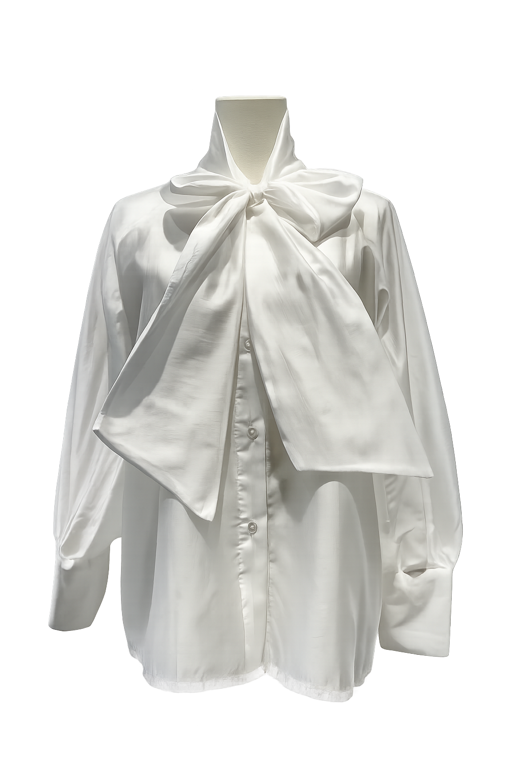 Lavallière Blouse – Oversized Bow Collar