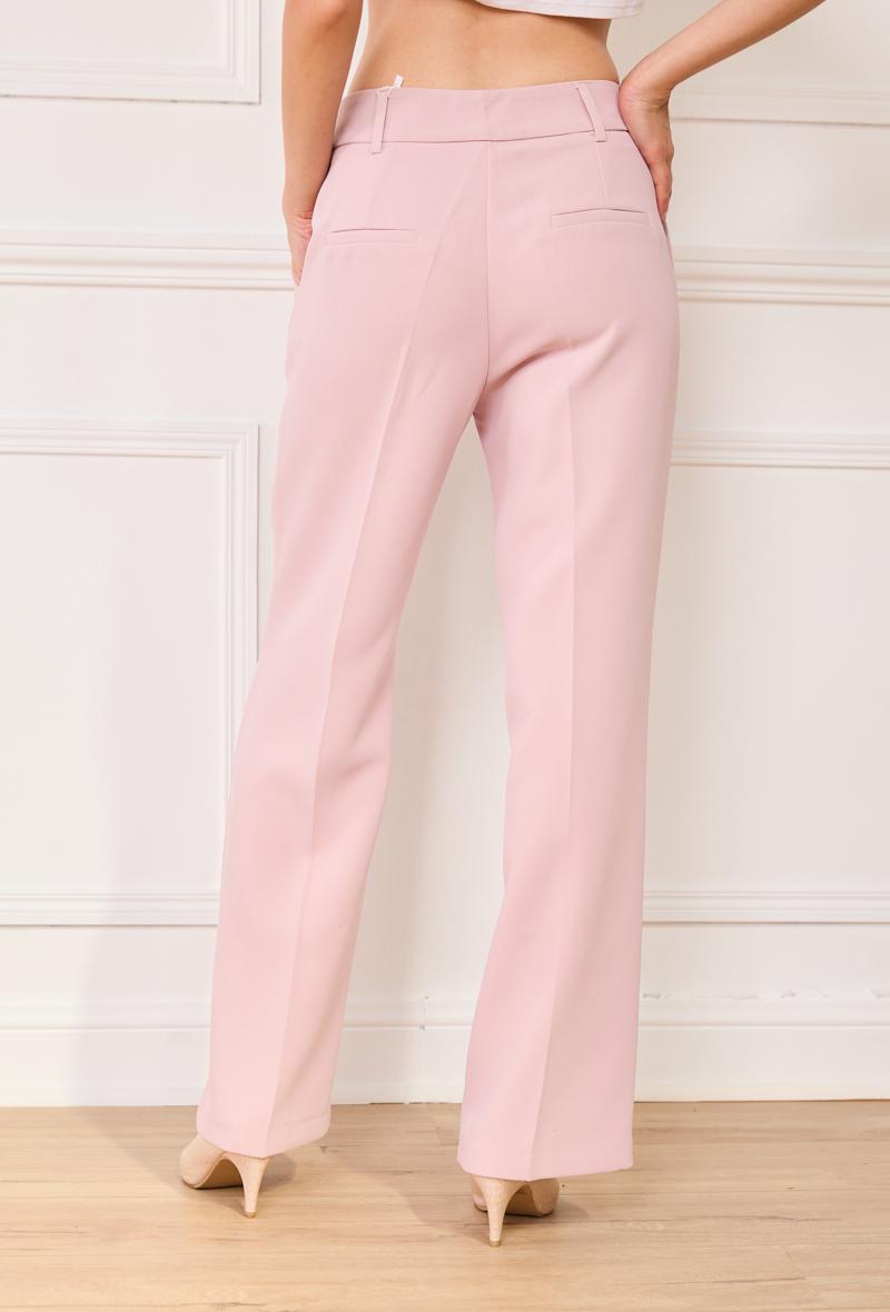 Eliza powder pink suit trousers