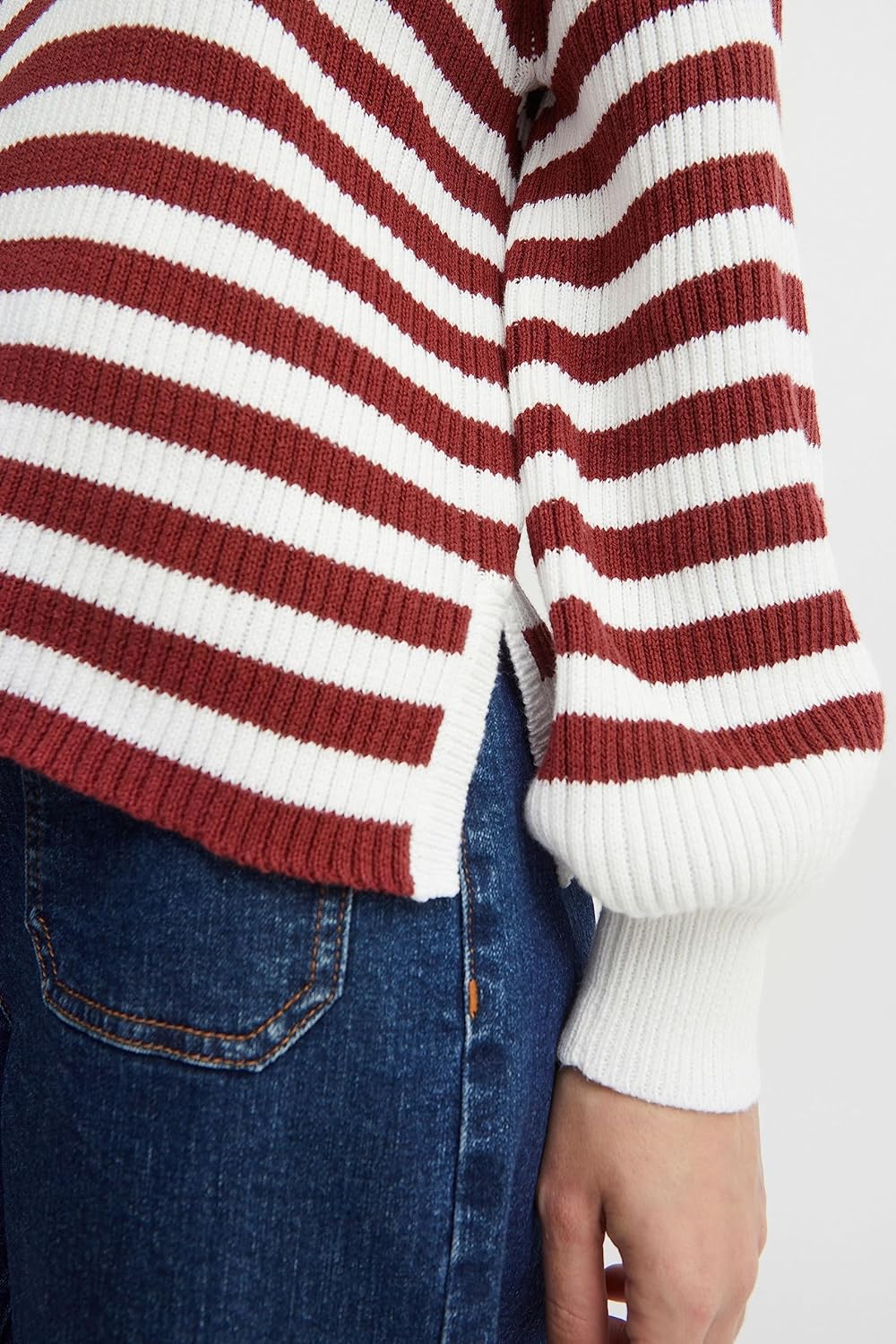 Organic cotton stripe jumper