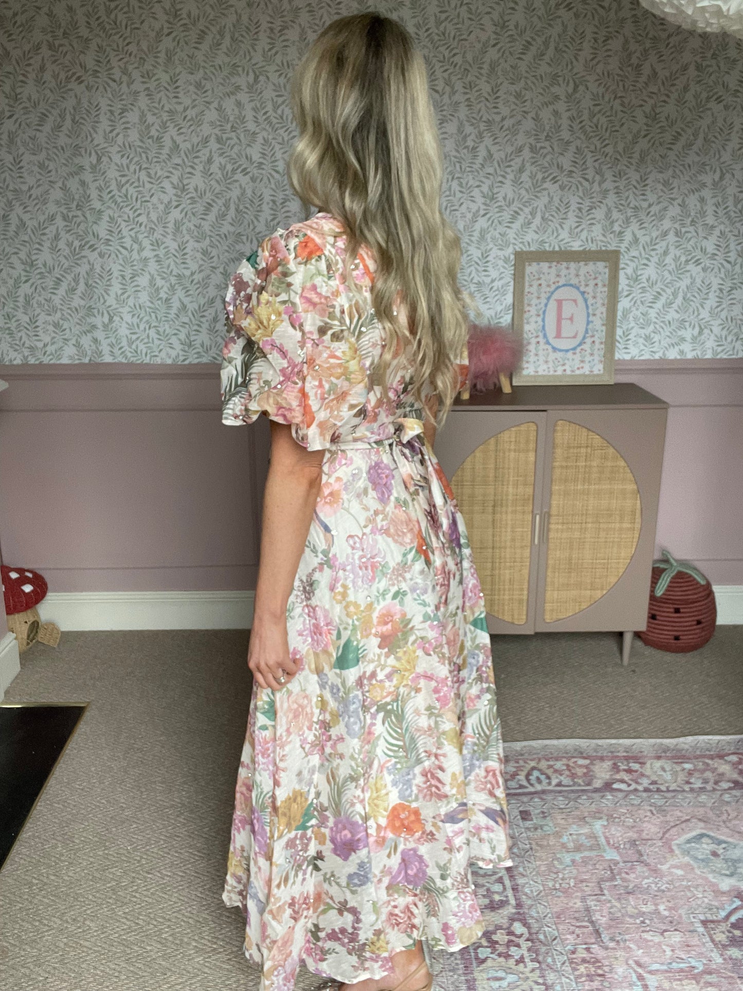 Juniper floral embellished maxi dress