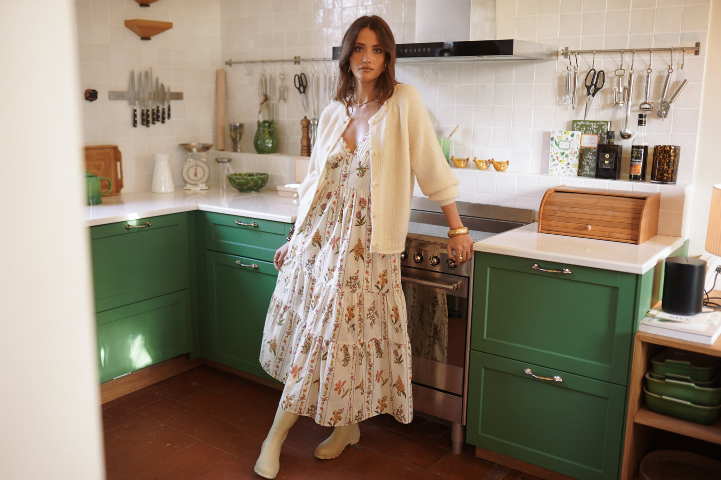 Isabella beige cardigan