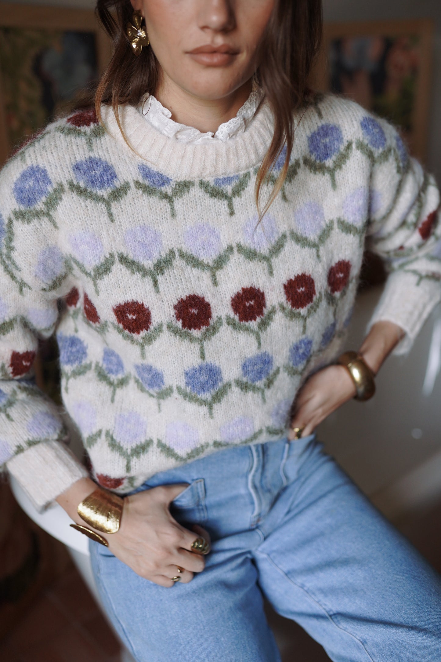Mia floral jumper