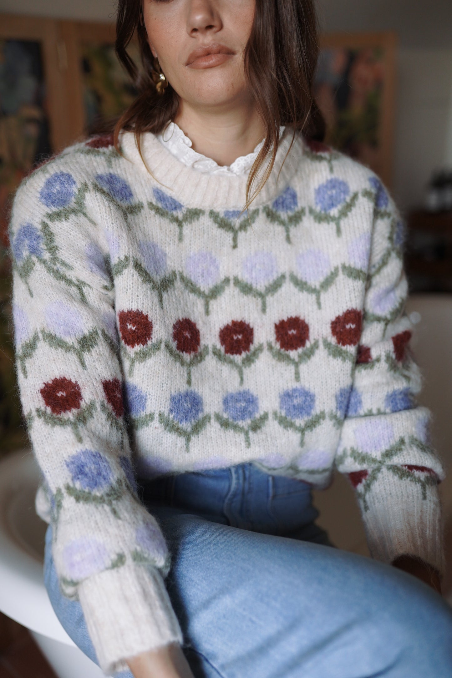 Mia floral jumper