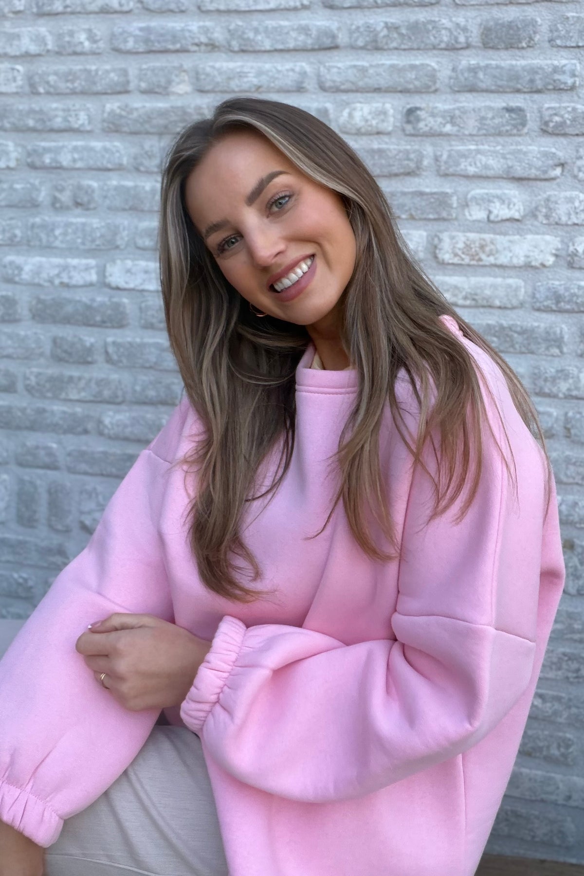 Mommy pink and blue sweatshirt