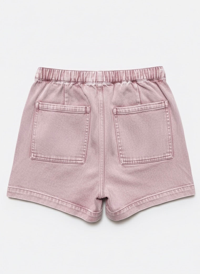Tilly Pink wash shorts