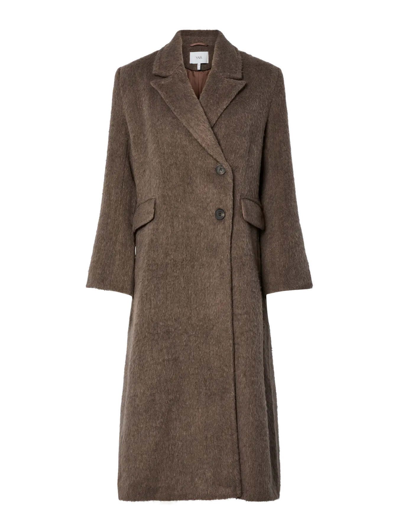 Yasfuri LS Chocolate Brown long coat