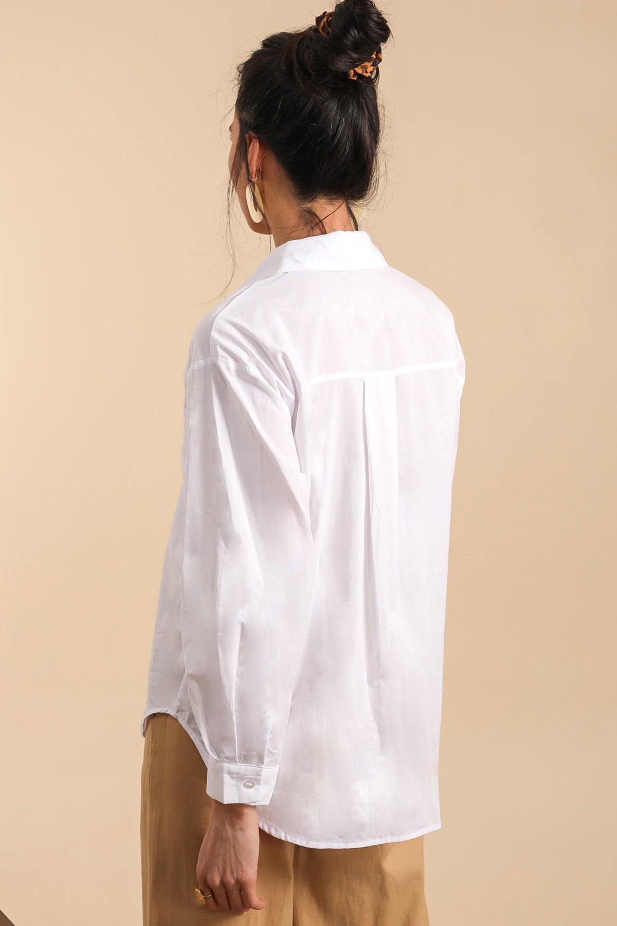 Mon amour print white shirt