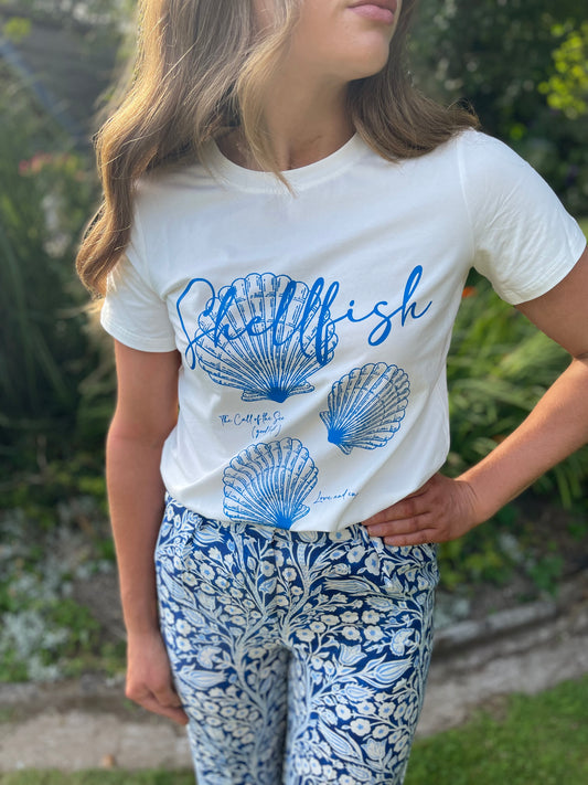 Shellfish white tshirt