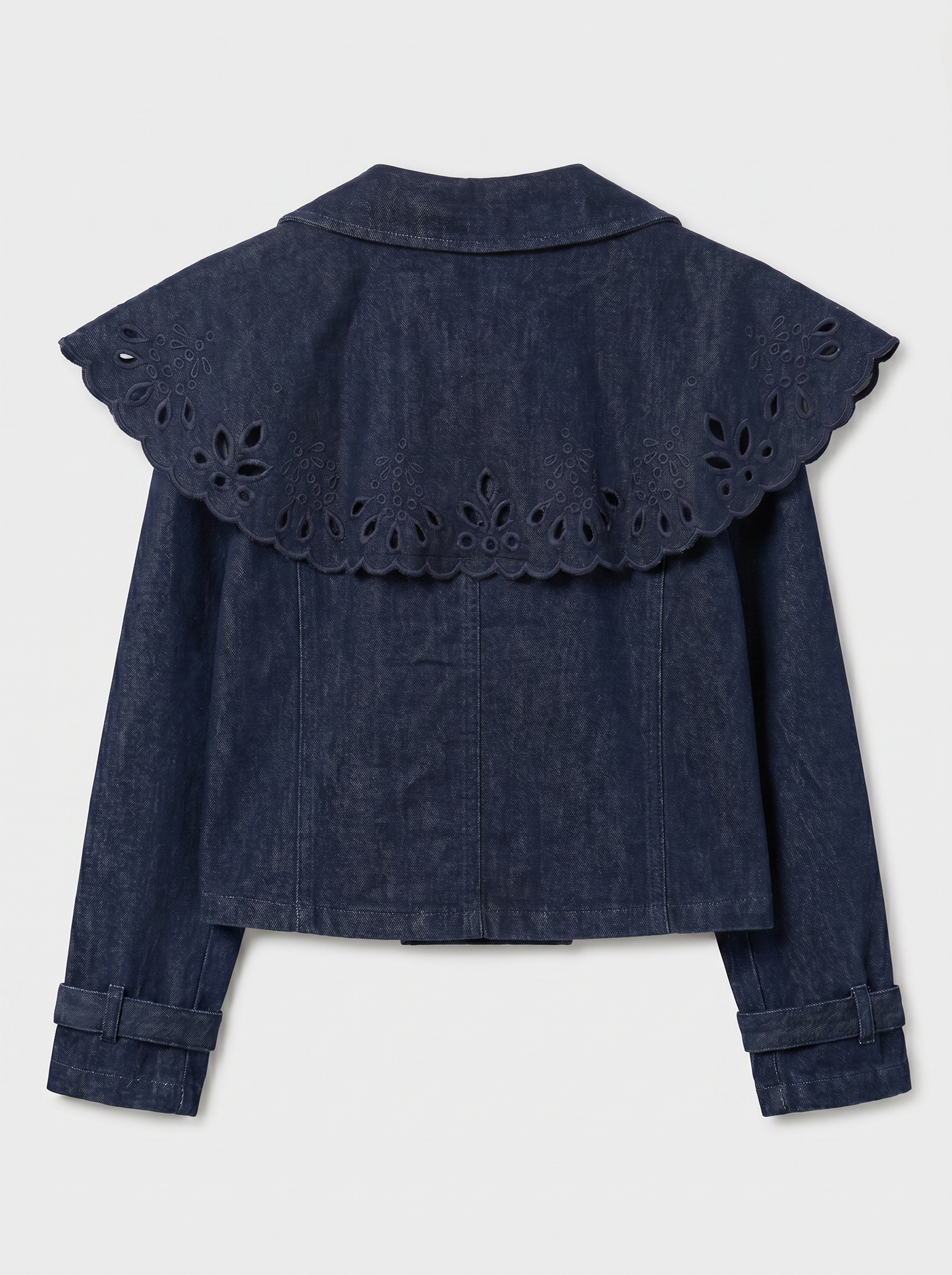Edwina denim Peter Pan collar jacket
