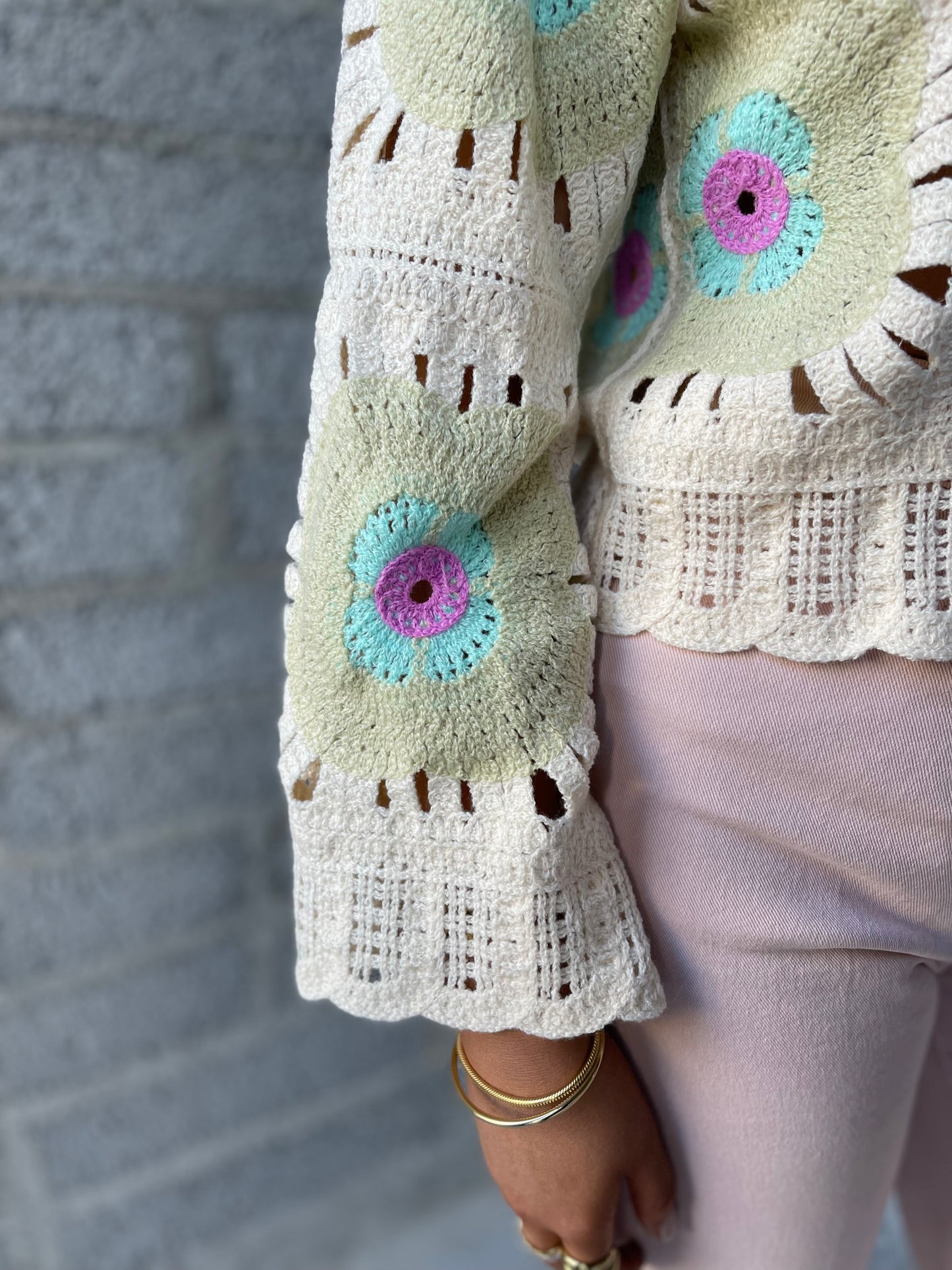 Molly pastel crochet jumper