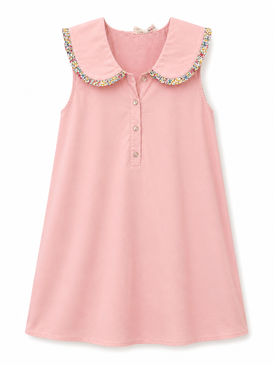 Thea pink Peter Pan collar dress