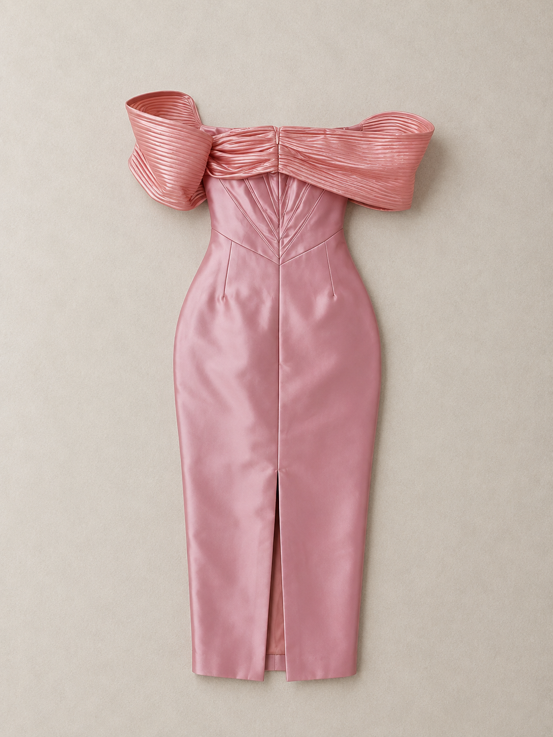 Mae pink strapless dress