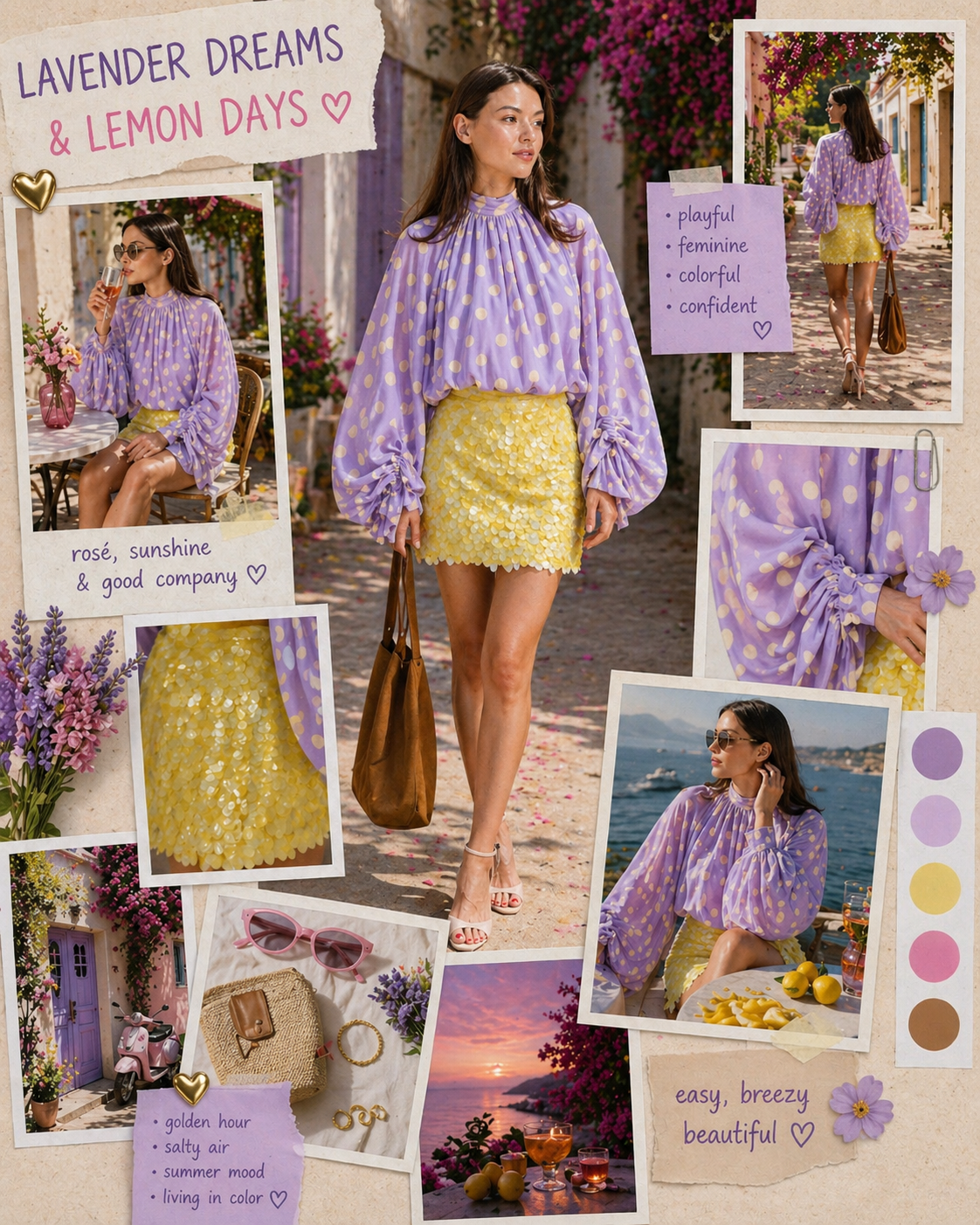 Holly yellow sequin disc mini skirt