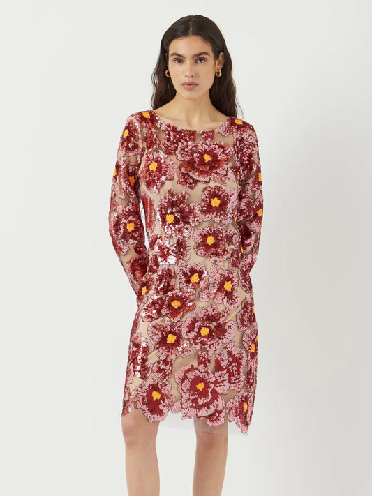 YASFLOMILLA LS SEQUIN DRESS - SHOW