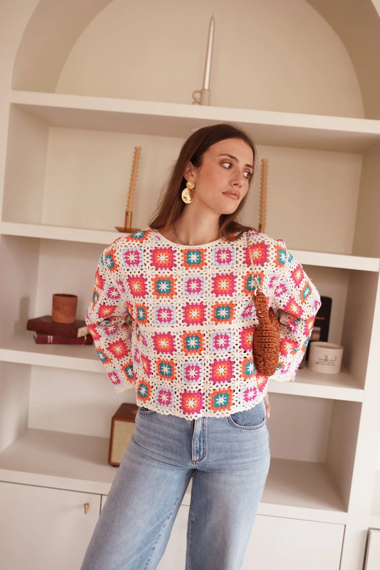 Sam crochet crop jumper