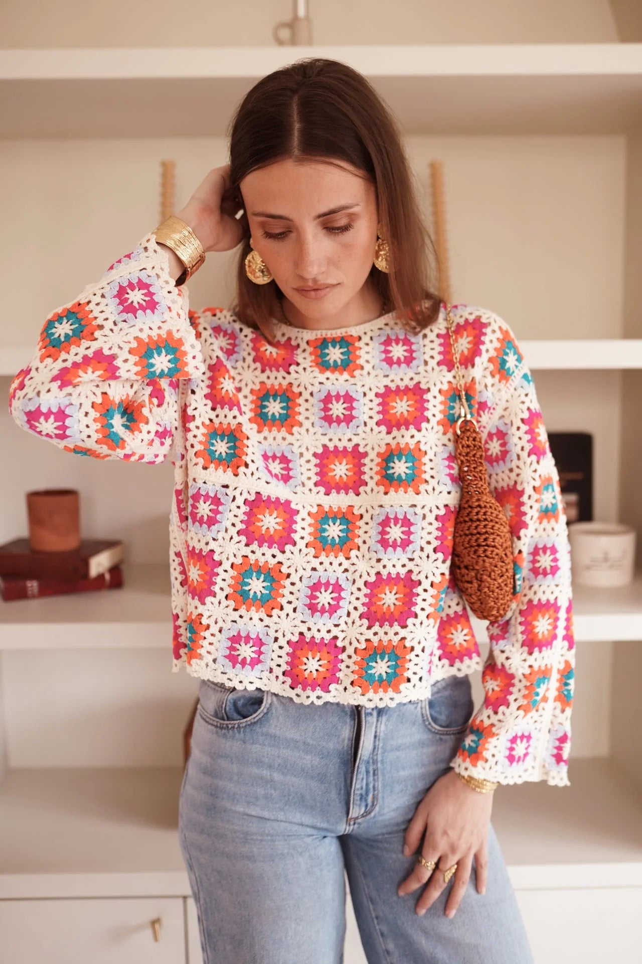 Sam crochet crop jumper