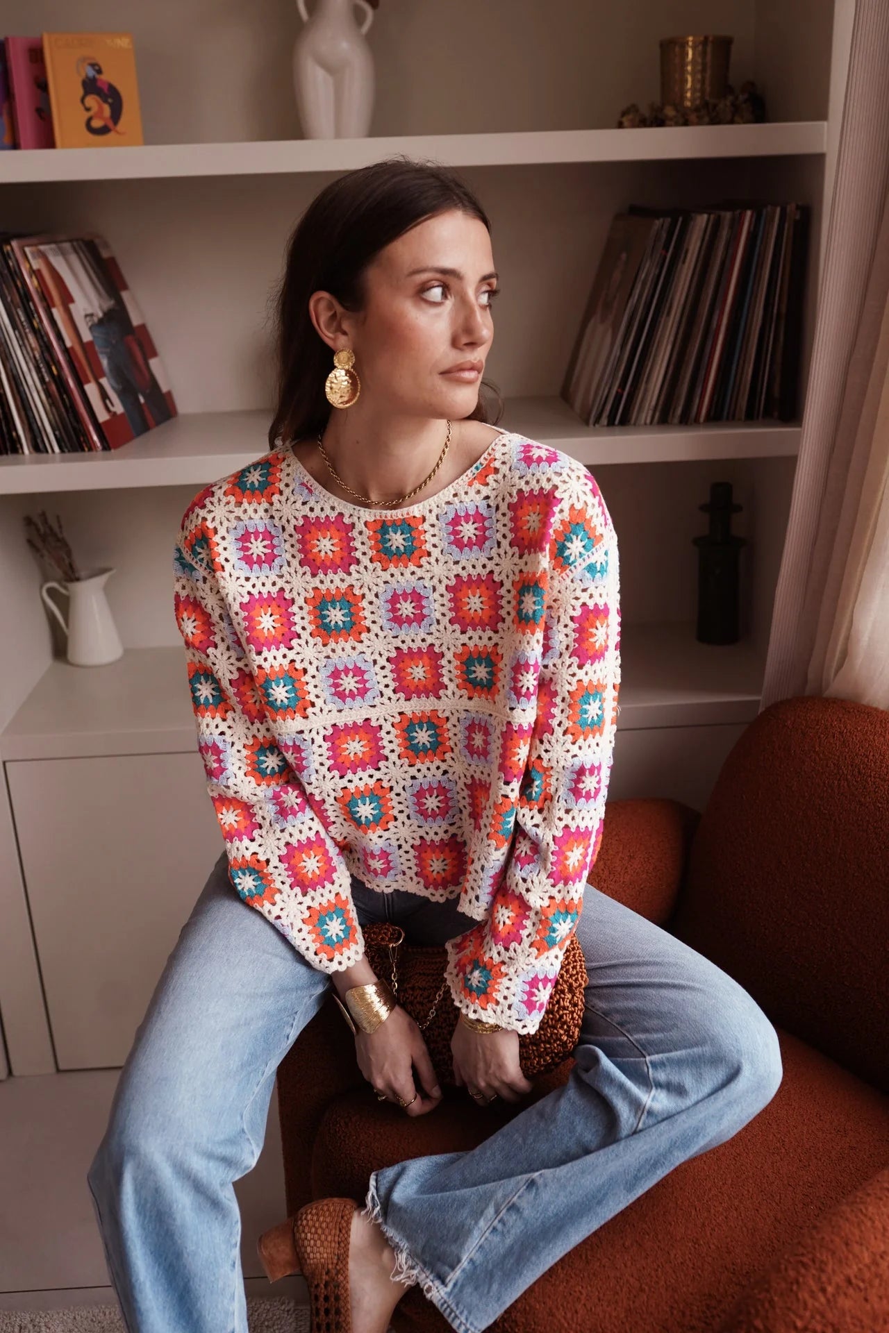 Sam crochet crop jumper