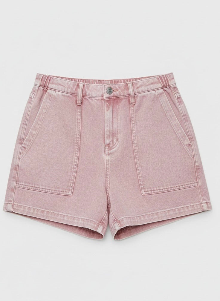 Tilly Pink wash shorts