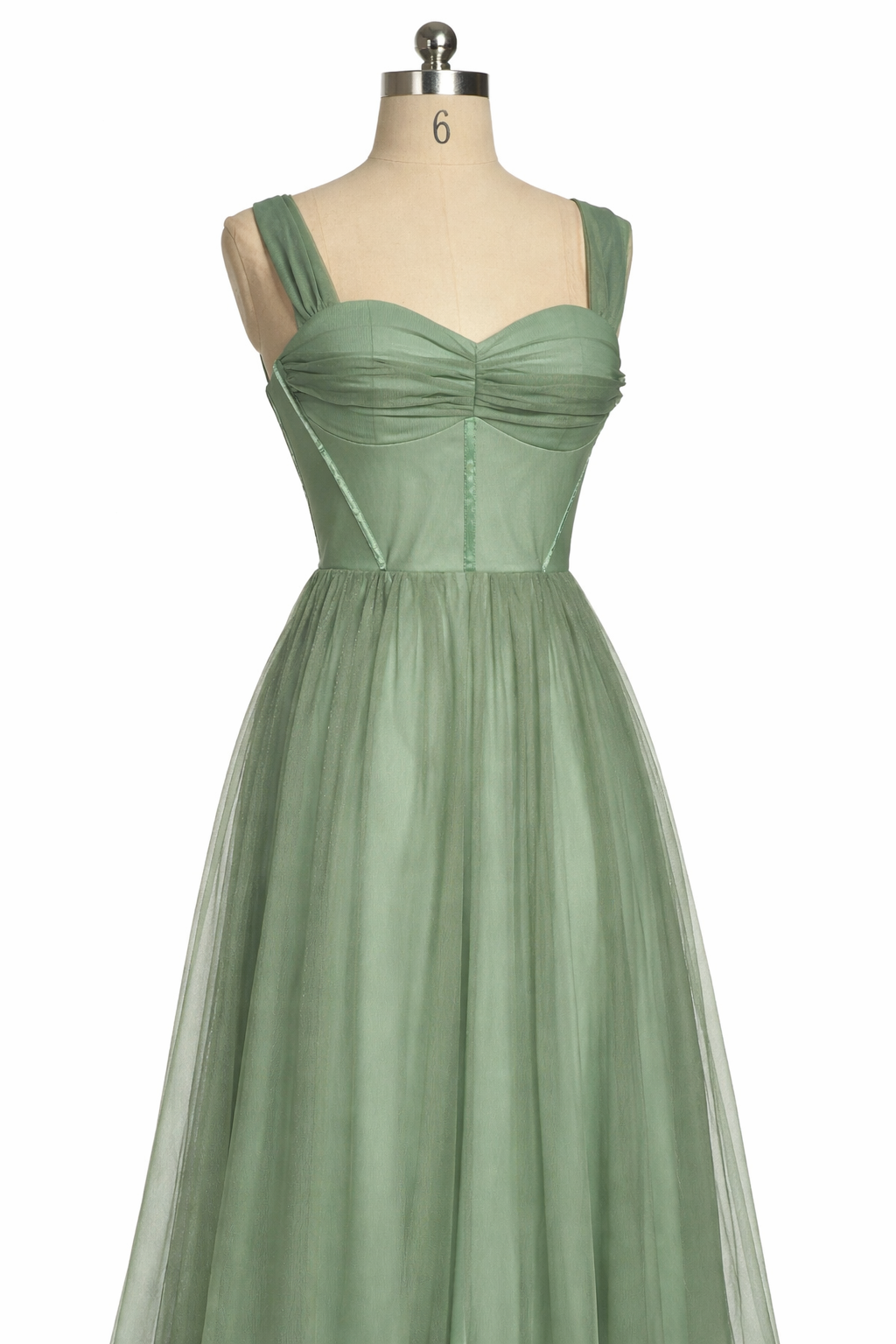 Willow sage green frill dress