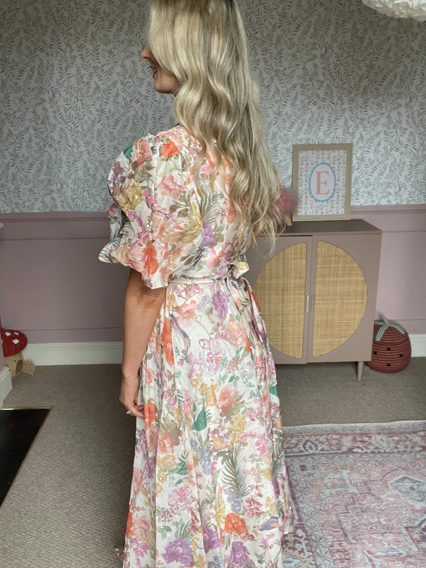 Juniper floral embellished maxi dress