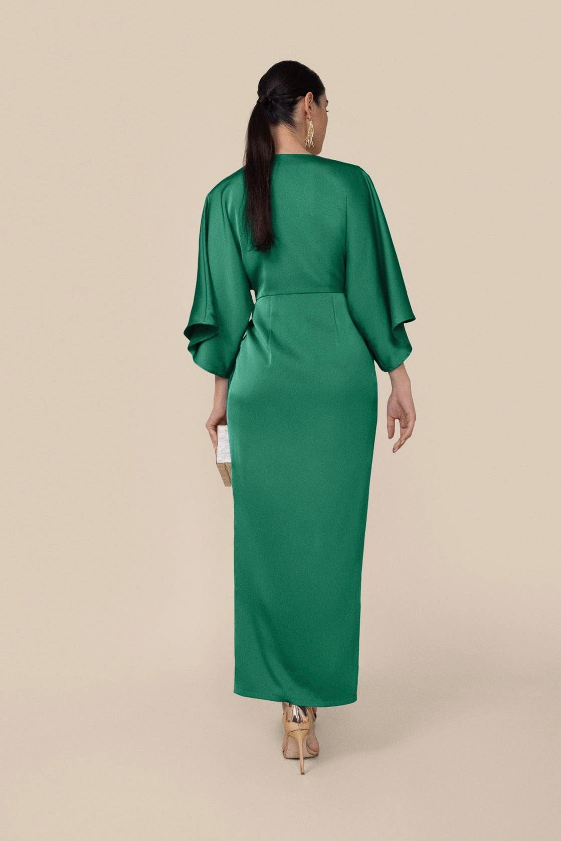 Emerald Neck Dress · Le Jardin