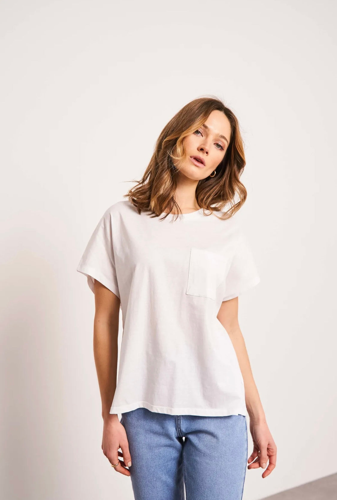 Basic cotton t-shirt with pocket