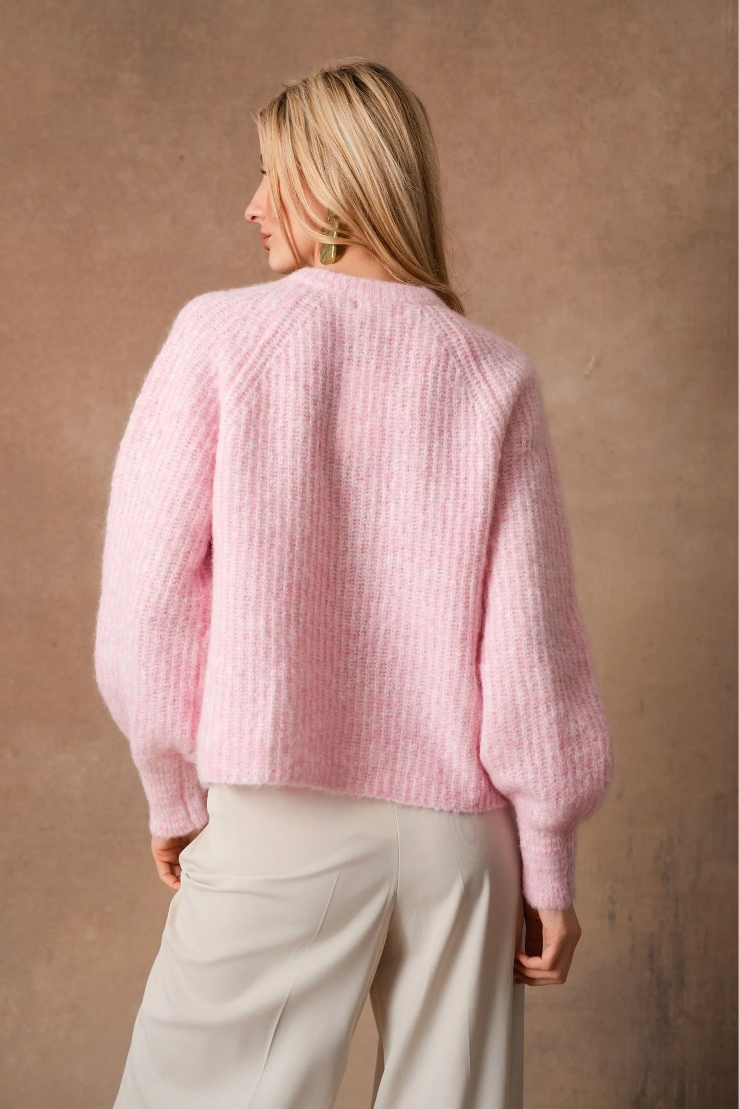 Violette baby pink cardigan