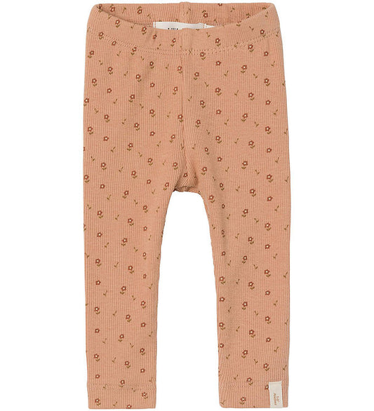 LIL' ATELIER floral pink leggings