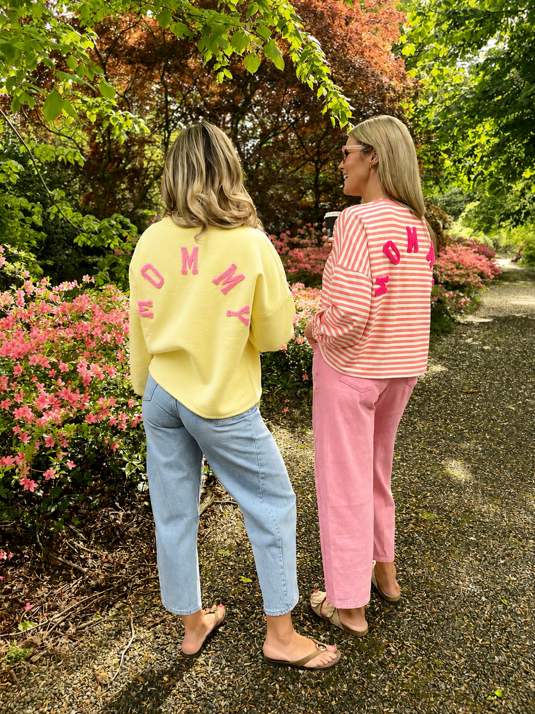 Preorder Mommy pink and yellow sweatshirt