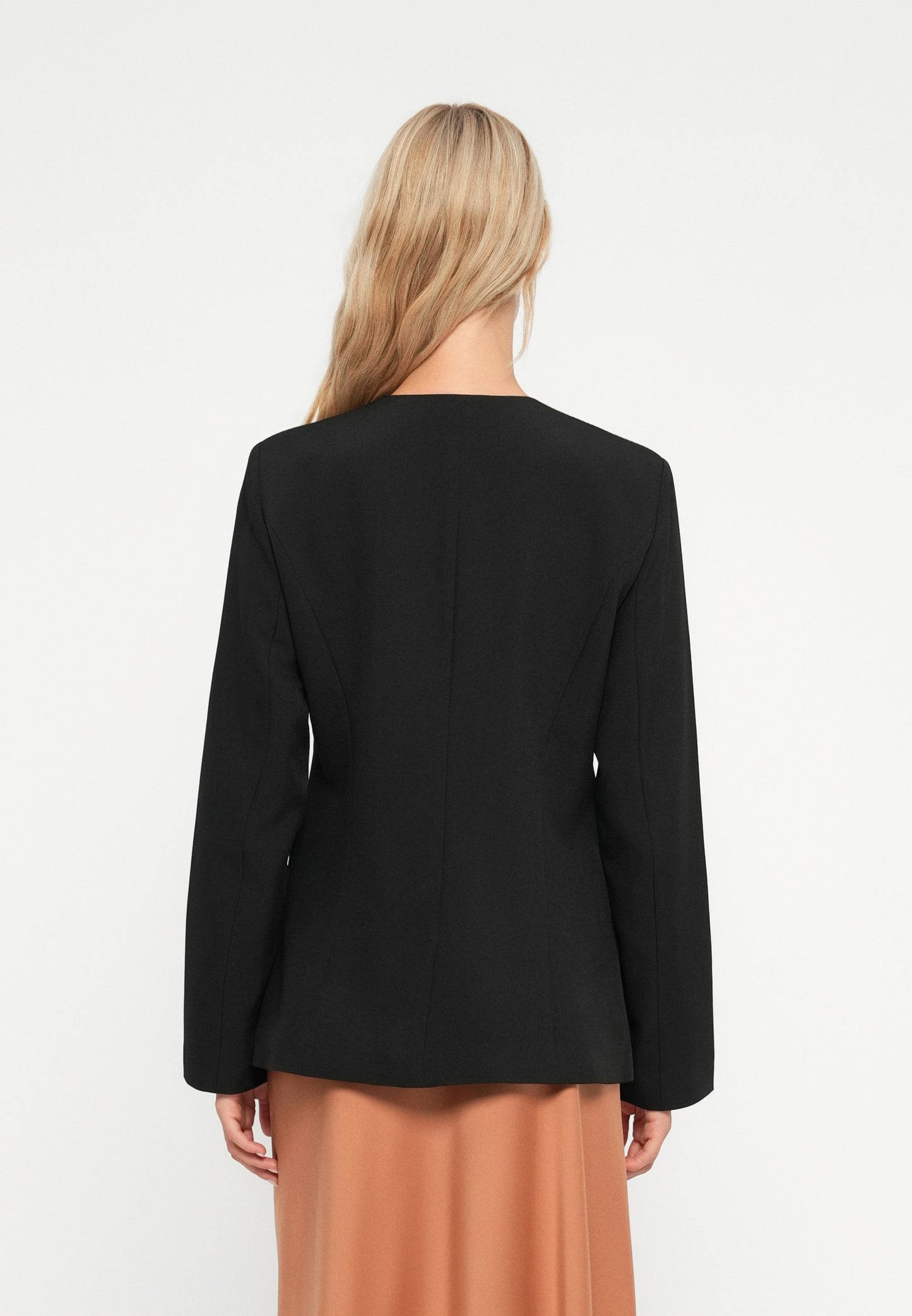 YASVETURA - Black diamond button blazer