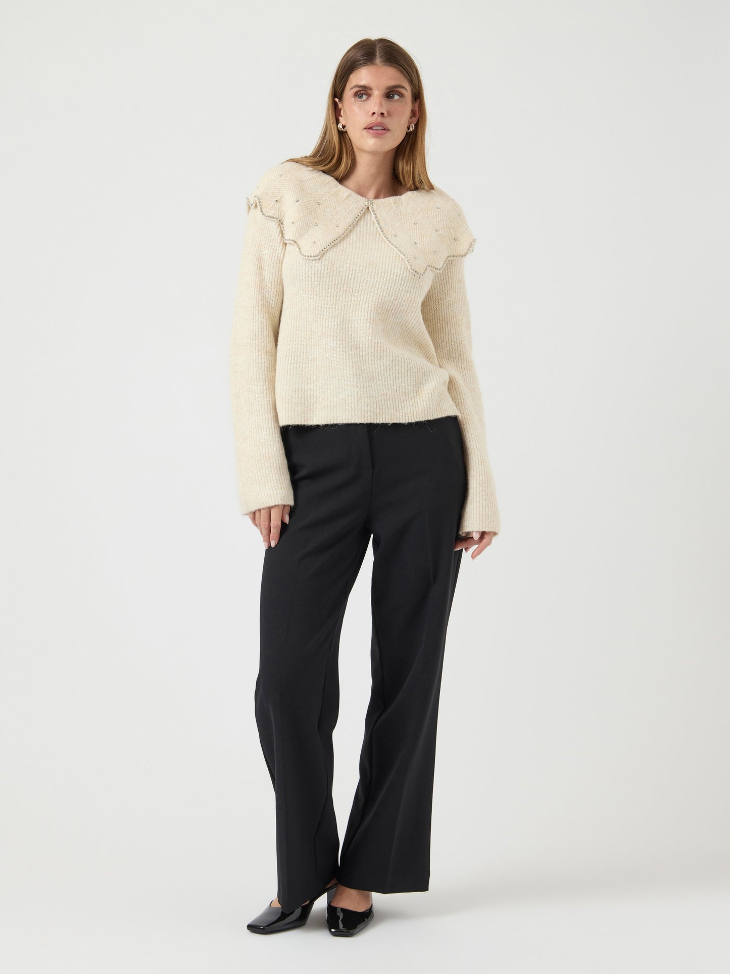 YASCHARMA - Peter Pan Diamond Jumper - birch