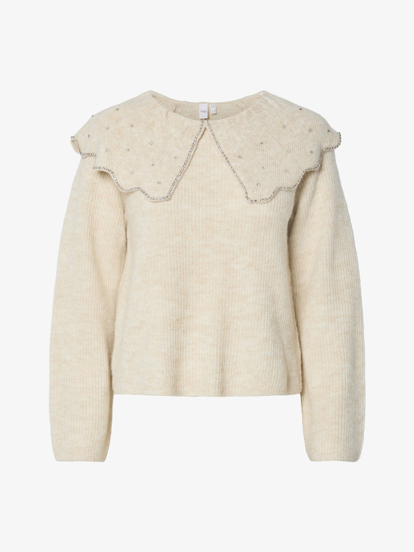 YASCHARMA - Peter Pan Diamond Jumper - birch