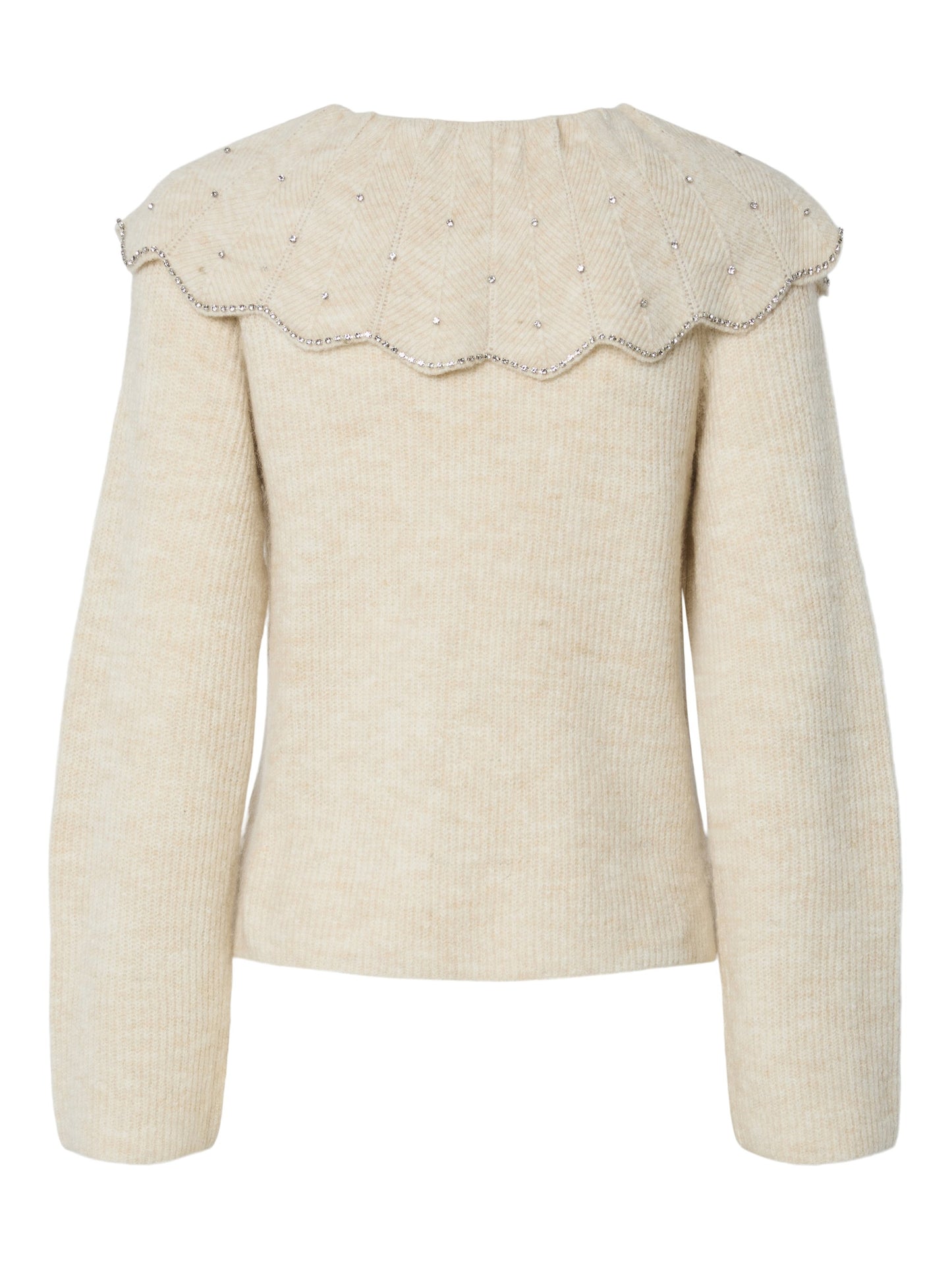 YASCHARMA - Peter Pan Diamond Jumper - birch