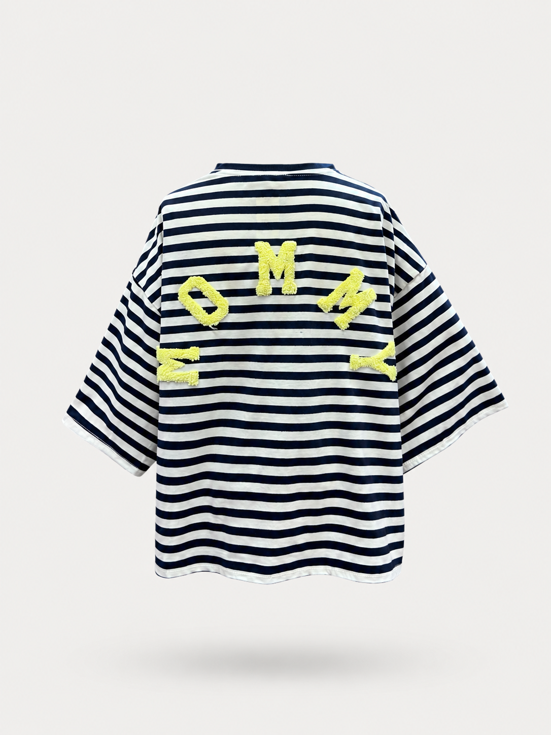Mommy black stripe 3/4 sleeve light sweatshirt