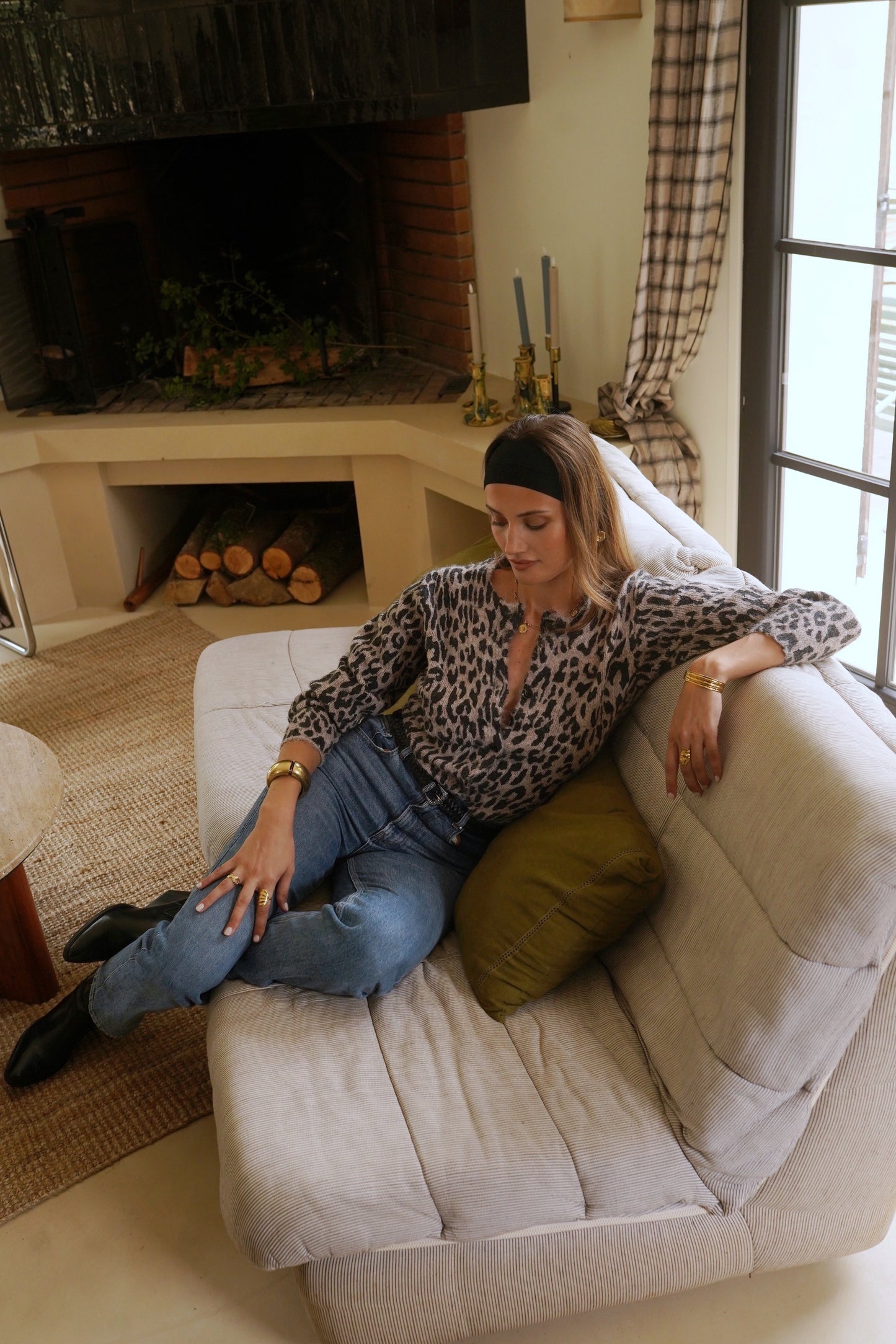 Maria leopard print soft cardigan