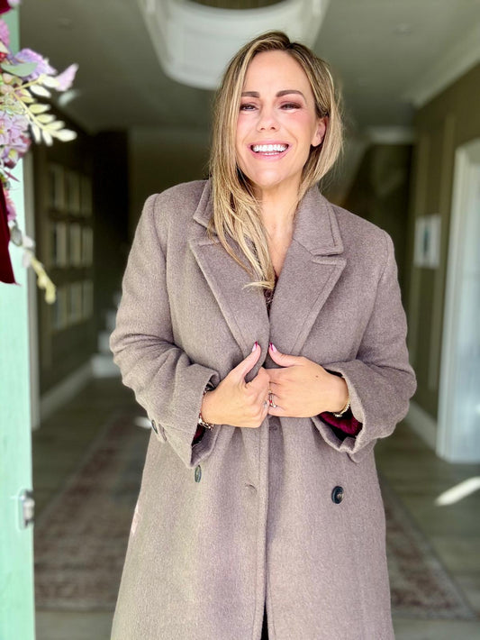 Yasfuri LS Chocolate Brown long coat